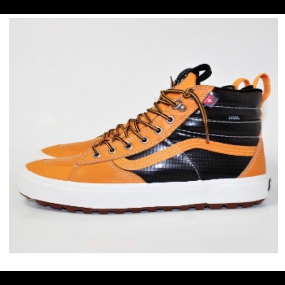 🆕Vans Unisex SK8-Hi MTE 2.0 DX Apricot/Black All Weather Shoes size 9 - Picture 1 of 4